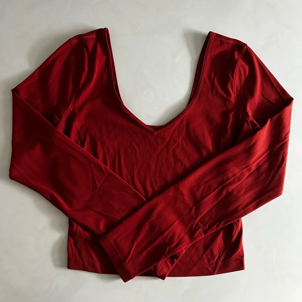 Lululemon Rusty Red Align Set - Picture 3 of 5